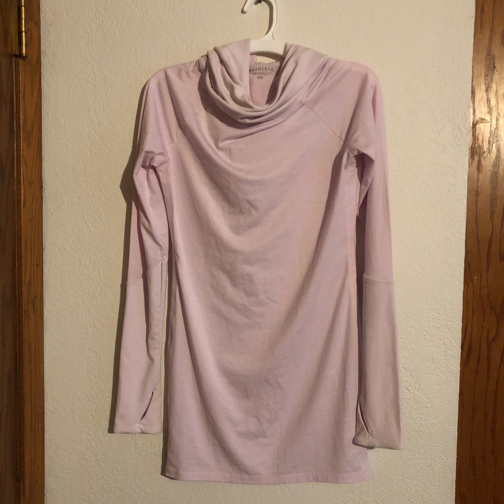 athleta pale lavender purple athletic hoodie